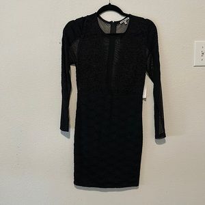 Medium charlotte Russe lace sheer black dress